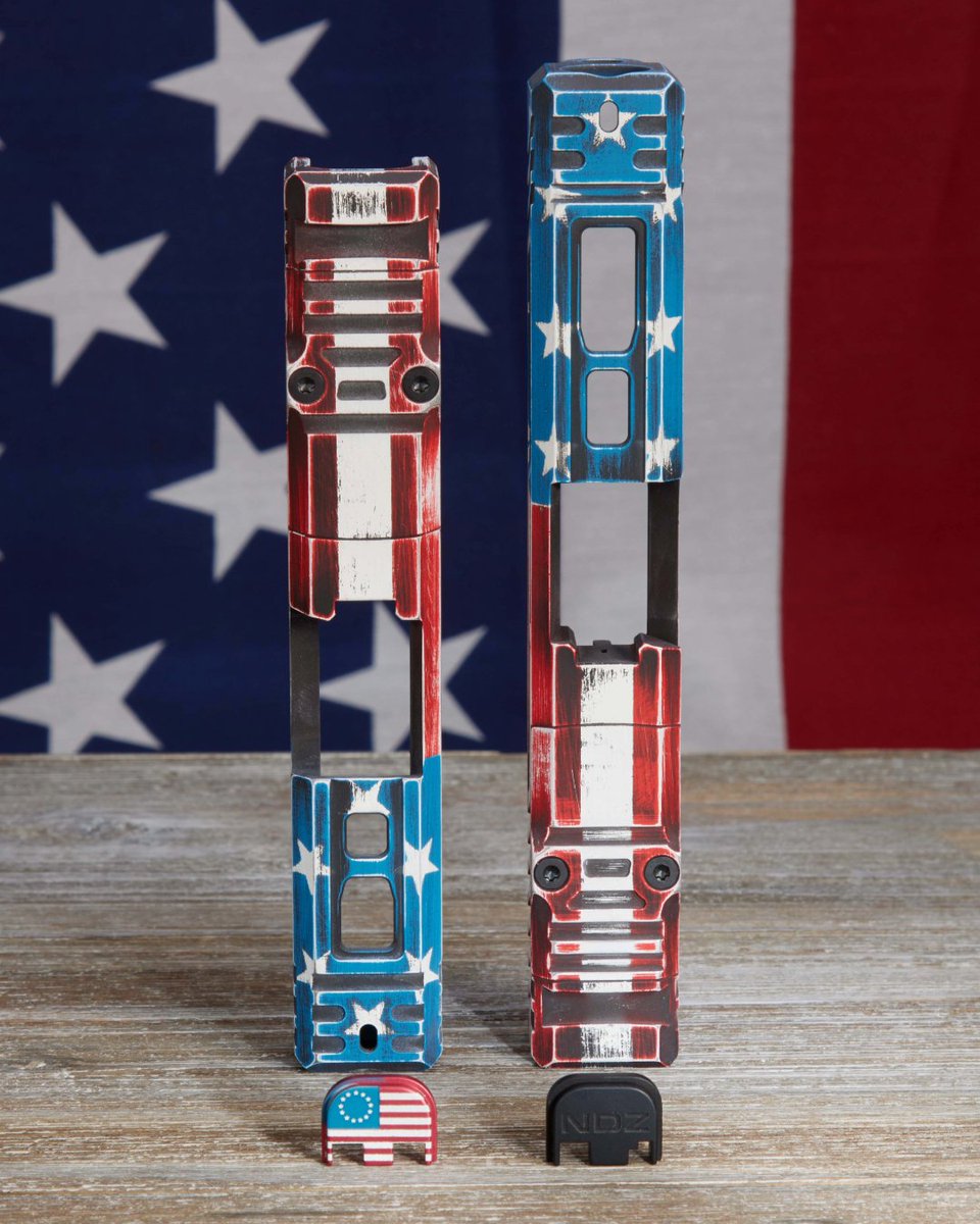 NDZPerformance's tweet photo. Star-spangled. Range-ready. 🎯
This isn’t your granddad’s 4th of July. 🦅💥
It’s loud. It’s custom. It’s red, white, and BADASS! 🗽
#NDZPerformance #4thofjuly #letfreedomring #edcgear #2a #pewpew https://t.co/ma4hWcZq79