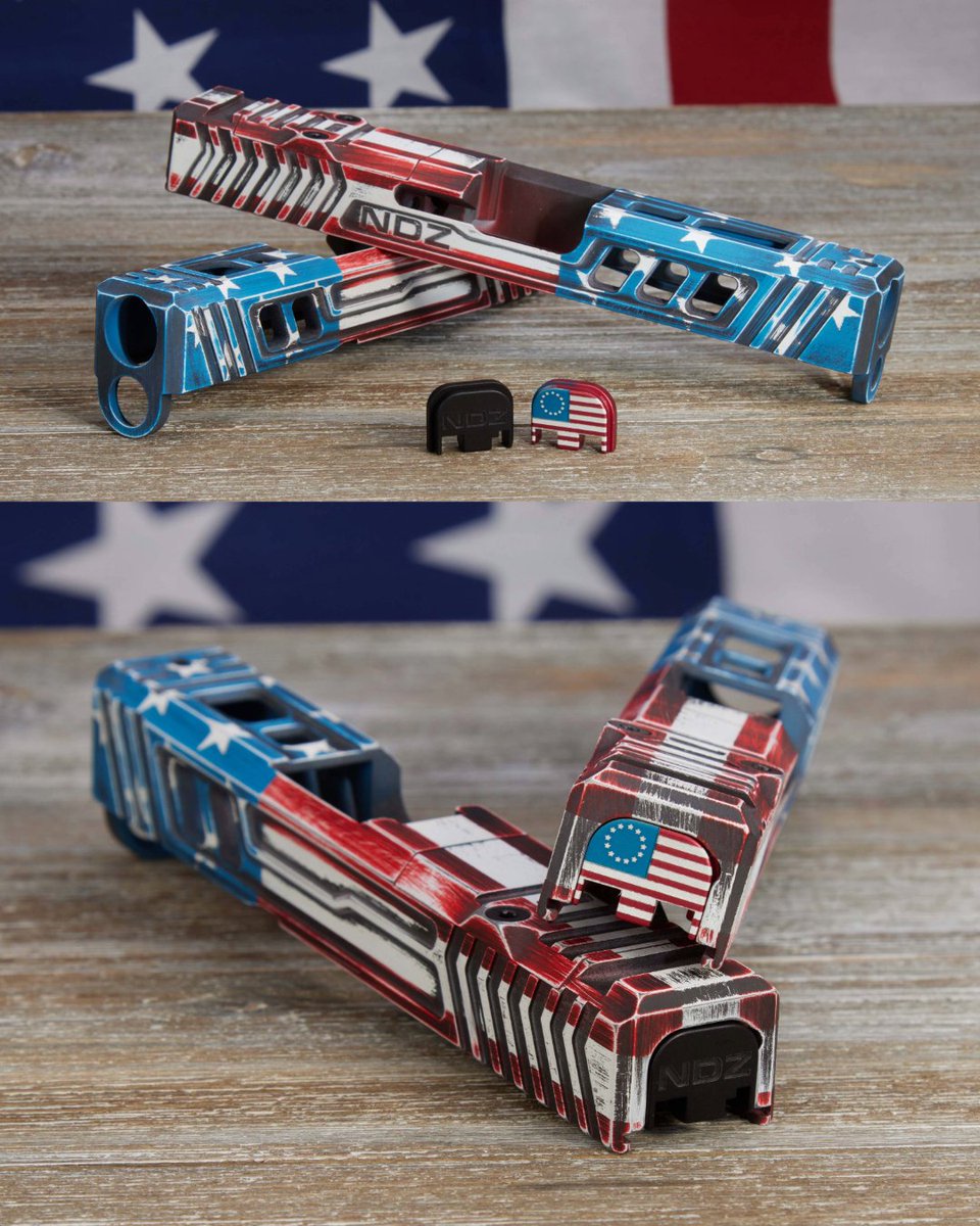 NDZPerformance's tweet photo. Star-spangled. Range-ready. 🎯
This isn’t your granddad’s 4th of July. 🦅💥
It’s loud. It’s custom. It’s red, white, and BADASS! 🗽
#NDZPerformance #4thofjuly #letfreedomring #edcgear #2a #pewpew https://t.co/ma4hWcZq79