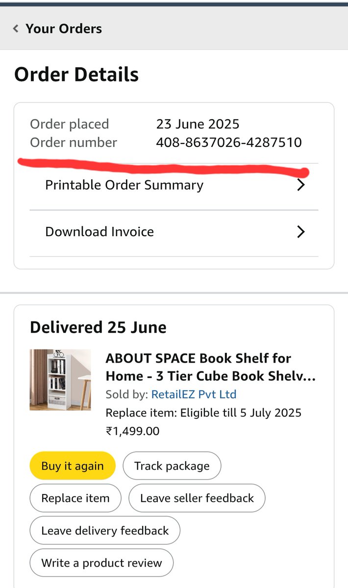 pooja_karn's tweet photo. @AmazonHelp @amazonIN 
Why your customer service is non-functional with this order ? This item comes with 10 days replacement and now these is no option for the same on the return/replace page.  Do the needful asap. https://t.co/njsoJDpYhl