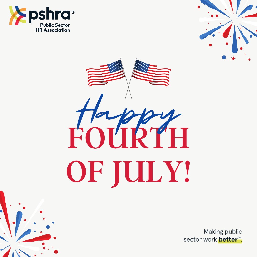 PSHRA is closed today, Thursday, July 4, in observance of Independence Day. Happy 4th of July to everyone!