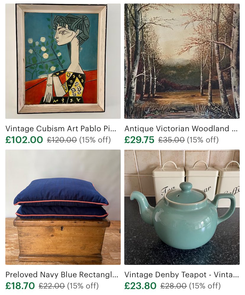 51_interiors's tweet photo. If you’re attending a wedding, christening or shopping for a birthday or anniversary gift we have some ideas for you!

Take a look in our etsy vintage shop for discounted antique &amp; vintage gifts, homeware and one of a kind pieces.

https://t.co/U0RXGAz3fM https://t.co/Jma9jNjFfU