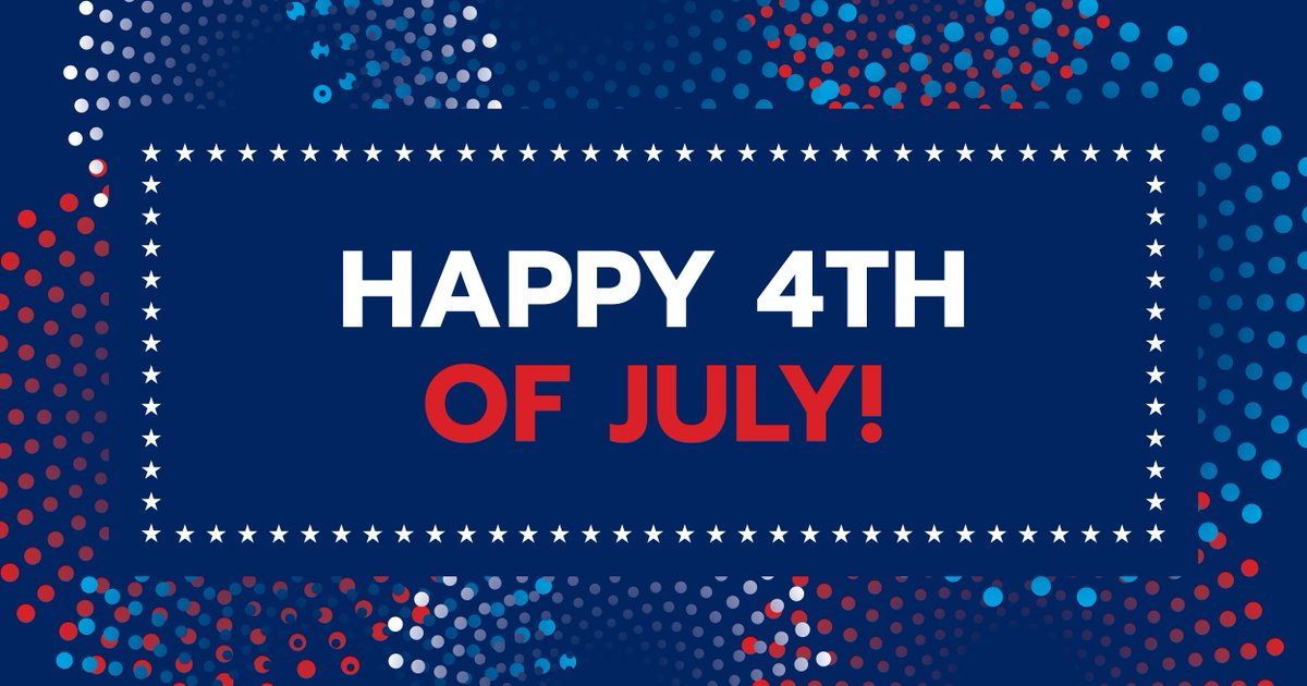MayfaireTown's tweet photo. Happy Fourth of July! 🇺🇸

We hope you enjoy the day celebrating with all things Red, White &amp; Blue. ❤️🤍💙 

A friendly reminder that we will be open from 10 a.m. to 6 p.m. Store hours may vary, so please call ahead to verify. https://t.co/fw4R7Zl4UY https://t.co/RrE9sdXznf