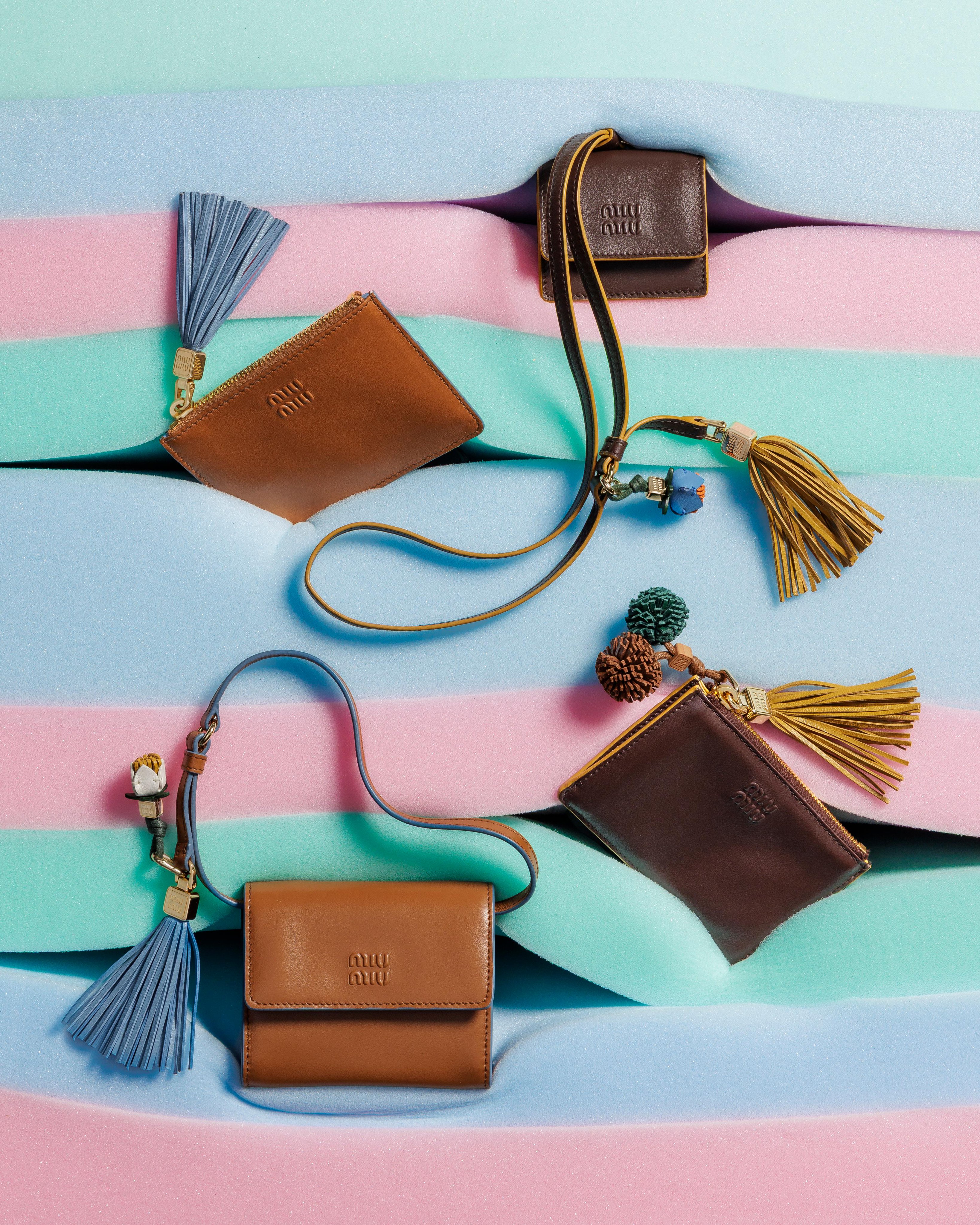 激レア ヴィンテージ 正規品 miumiu チェック 長財布 レザー