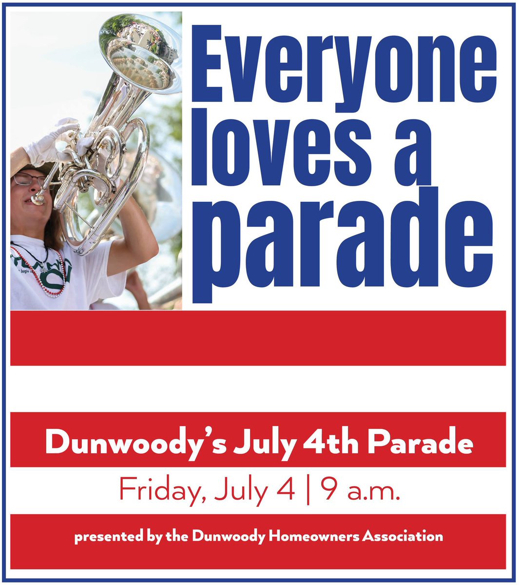 Today's parade steps off at 9 am from the intersection at Jett Ferrry Road, and travels along Dunwoody Village Parkway to its conclusion, where you'll find food, awards, music and even more fun. #Dunwoody's annual July 4 Parade is the largest in Georgia, and always a great time.