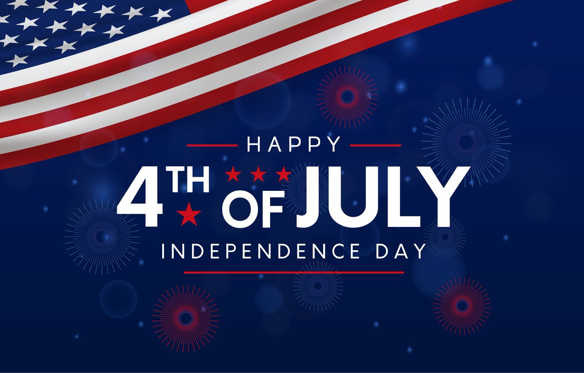 Happy Independence Day! 🎆

July 4th is a time to honor the sacrifices made by those who fought for our independence and to reflect on the principles that bind us together as a nation. Wishing you all a safe and joyful Independence Day! 

#IndependenceDay #July4th #Freedom