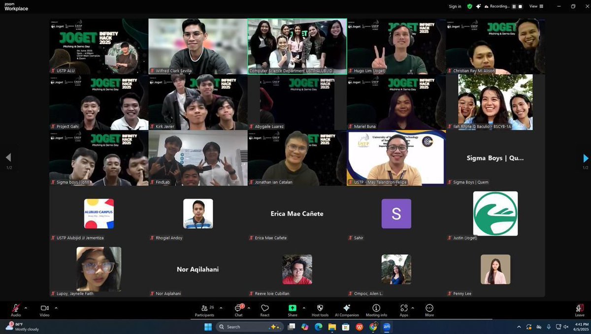 🚀 At #USTP's recent Pitching &amp; Demo Day, students used #Joget to build real-world solutions for #ESG #healthcare #fintech. #JogetInfinityHack2025 is all about hands-on #innovation #collaboration and solving industry-specific challenges.