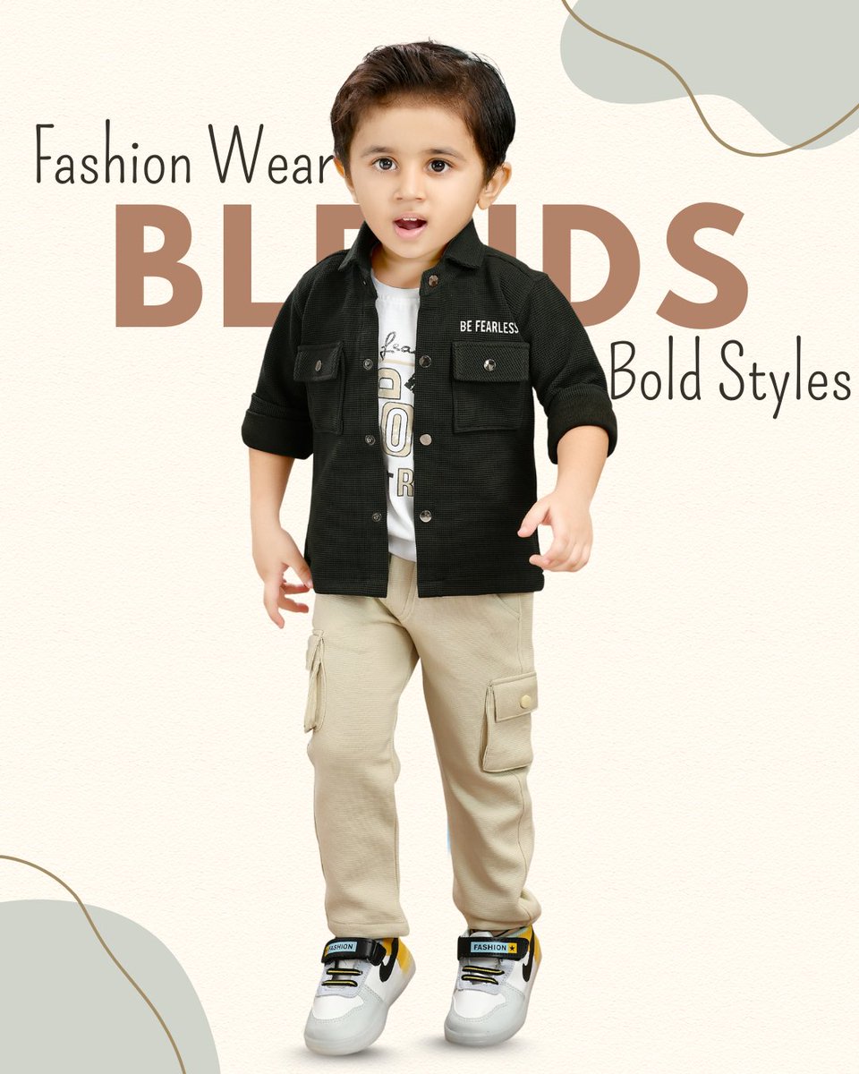 finalchoicekids's tweet image. Play loud, dress proud – casualwear made for boys on the go!
#FinalChoice #BoysCasualWear #CoolAndComfy #LittleTrendsetter #KidsFashionIndia #PlaytimeLooks #BoysEverydayStyle #MiniStyleIcon #FinalChoiceKids #StylishYoungMan