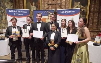 ArtsHumsUCL's tweet image. Congratulations to Elyse Chaves, Eugénie Chene & Aglaé Fricoteaux (UCL EISPS) on winning the Marquess of Lansdowne Prize at Entente Cordiale University Challenge for their research on climate & biodiversity — and to all our UCL finalists! 🌍🌱
Read more: buff.ly/M0H8a1o