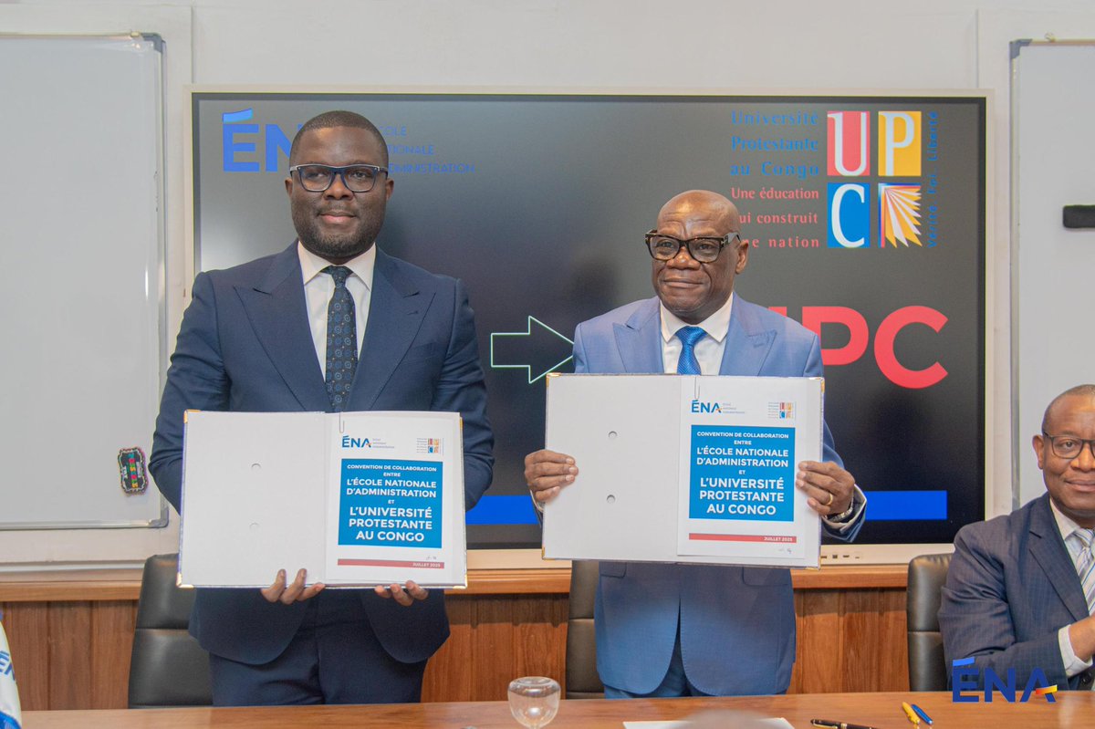 EnaRDC_Officiel's tweet image. Unir nos forces pour contribuer à bâtir une administration moderne, ancrée dans le savoir et portée par l’excellence, conformément aux orientations de SEM @LihauEbua.

Tel est le sens de la convention signée ce vendredi 04 juillet entre l’@EnaRDC_Officiel et l’Université…