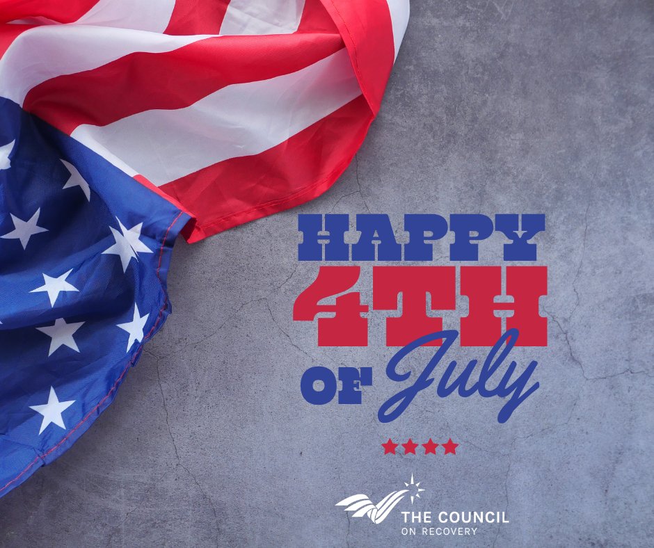 Wishing you a Happy Independence Day!
The Council campus will be closed on Friday, July 4, including for recovery support meetings.
