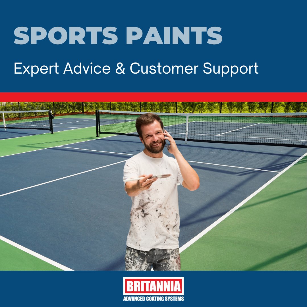 From tennis courts to sports halls, our private-label coatings ensure professional finishes with your branding. britanniapaints.co.uk/collections/sp…