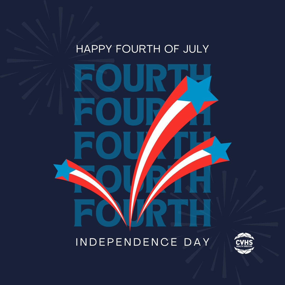 Happy 4th of July 🎆

Our health centers are closed today, but we will reopen Monday, July 7 to continue supporting your health needs.  We wish everyone a safe and happy holiday!