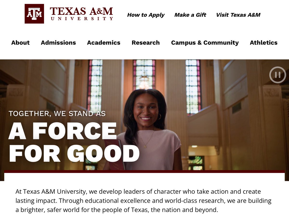 One of the better Mission Statements I’ve seen recently. 

Lets you know how they vision Texas in relationship to the rest of the world.