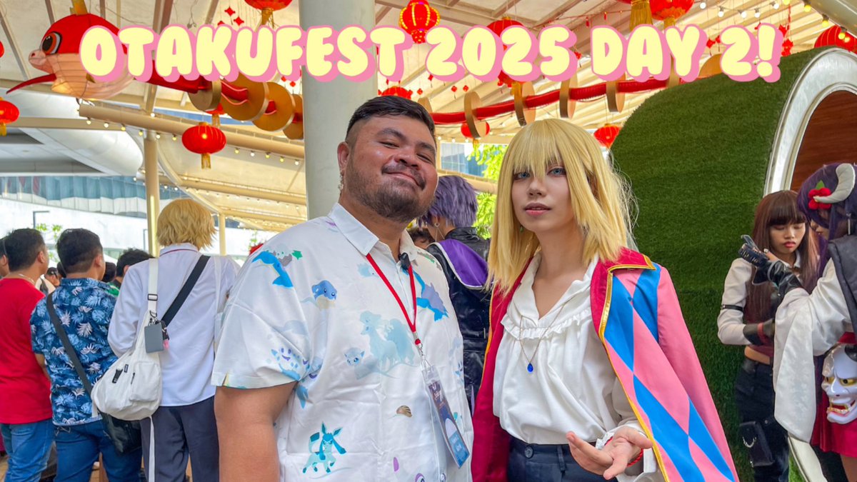 Video is out now! Come with me to Day 2 of Otakufest 2025!!! Watch it here 👇🏼 and while you are there, why not subscribe? 😉

youtu.be/YMyXeUZkdC4?si…