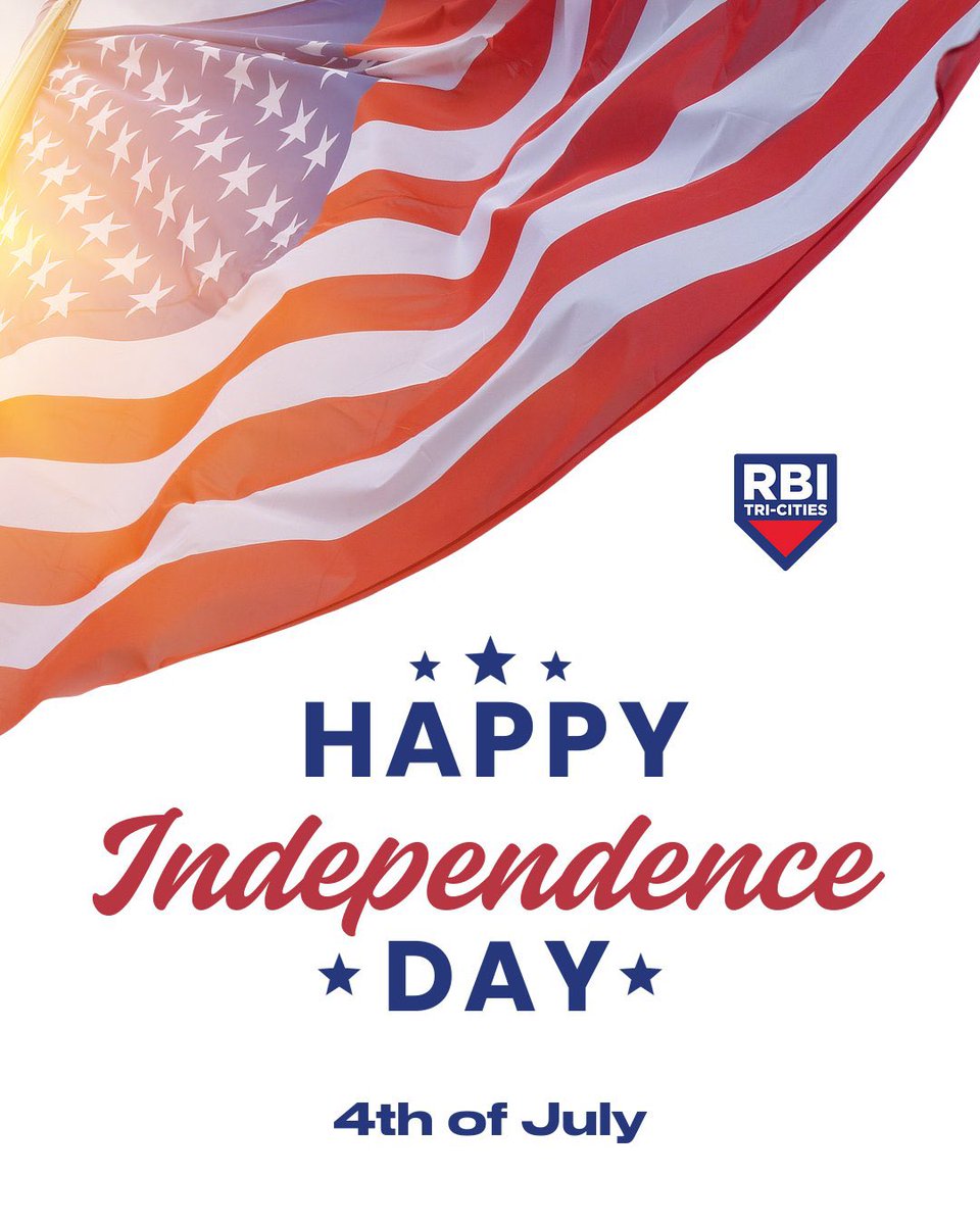 🎆🎇🎆

Wishing everyone a safe and happy 4th of July from all of us at RBI Tri-Cities!

#BeEliteBeSeen #Baseball #Softball #IndoorFacility 

🔴⚪️🔵