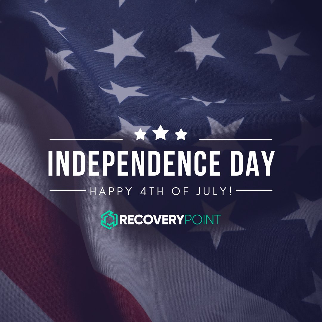 🎆 Happy 4th of July from Recovery Point Systems! 

Wishing you a safe and joyful holiday as we celebrate the freedom and resilience that define our nation.

#IndependenceDay #4thOfJuly