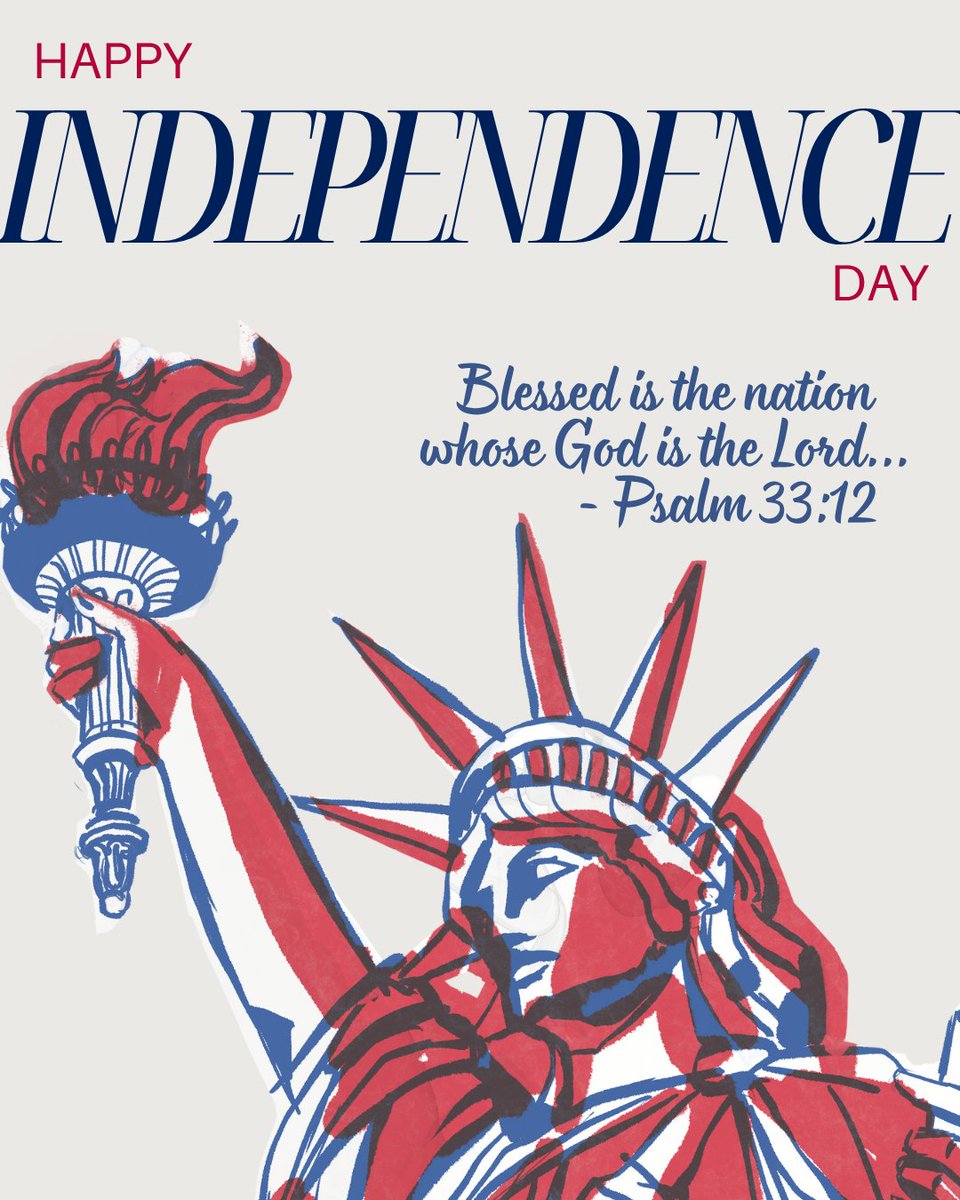 While celebrating our nation's independence today, let's also reflect on how we should be DEPENDENT on God!

Trust in the Lord with all your heart and lean not on your own understanding; in all your ways submit to Him, and He will make your paths straight.  - Proverbs 3:5-6