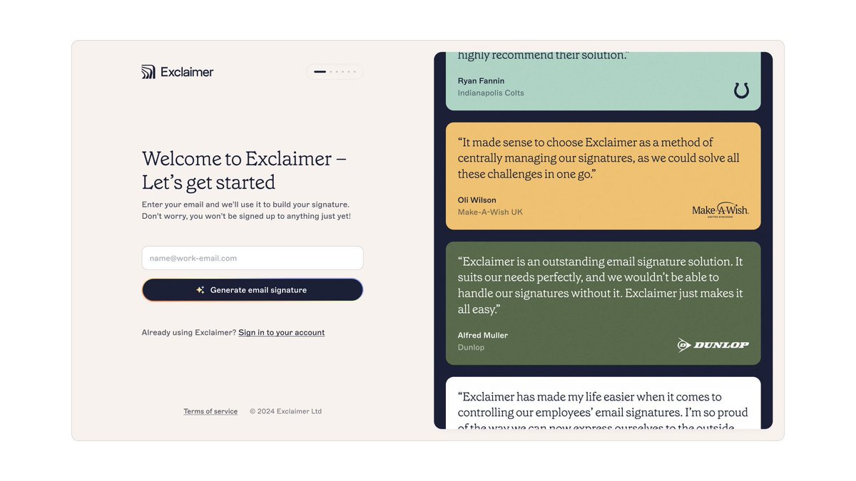 _studiolambert_'s tweet photo. Exclaimer – Effortless email signature management. https://t.co/70lY8U2RK7
