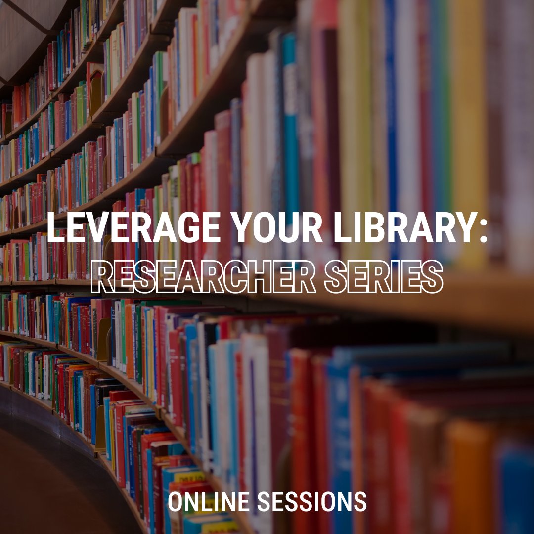 monashunilib's tweet photo. Work smarter not harder as a researcher! Learn to #LeverageYourLibrary in our series of short, online sessions.

Book now 👇 
https://t.co/qfQqvLxntF https://t.co/2KqEqeUuEZ