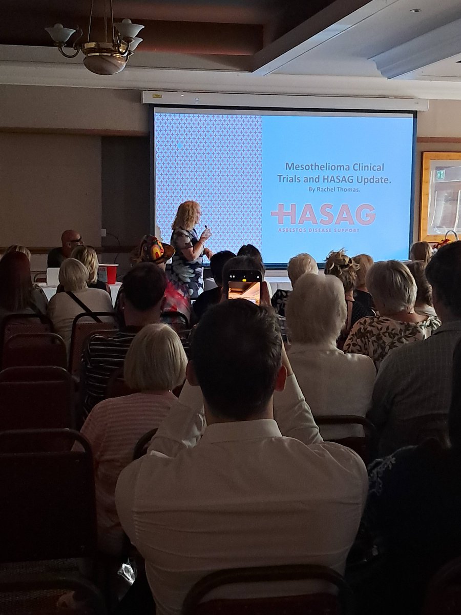 Last but by no means least our very own Rachel Thomas Hasags community Mesothelioma nurse, giving an overview on clinical trials available and her important role within the Hasag team