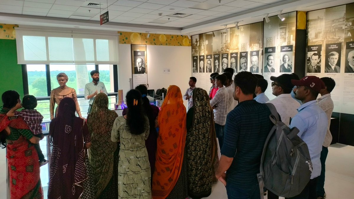 Regional Science Centre (RSC) Patan (@rscpatan) on Twitter photo A true inspiration for science lovers!
<a href="/RscPatan/">Regional Science Centre (RSC) Patan</a> has celebrated the birth anniversary of Madam Curie, honoring her groundbreaking discovery of radioactivity! Participants learned her pioneering work, lab setups & her remarkable Nobel Prizes. <a href="/narottamsahoo/">Narottam Sahoo</a> A true inspiration for science lovers!
<a href="/RscPatan/">Regional Science Centre (RSC) Patan</a> has celebrated the birth anniversary of Madam Curie, honoring her groundbreaking discovery of radioactivity! Participants learned her pioneering work, lab setups & her remarkable Nobel Prizes. <a href="/narottamsahoo/">Narottam Sahoo</a>