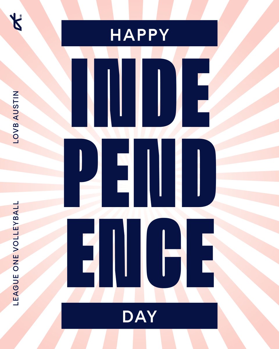 This 4th of July, LOVB Austin honors the values of freedom, teamwork, and resilience — on the court and in our community.

Here’s to playing with purpose and growing the game for every generation.
Happy Independence Day from LOVB Austin! 🏐💫