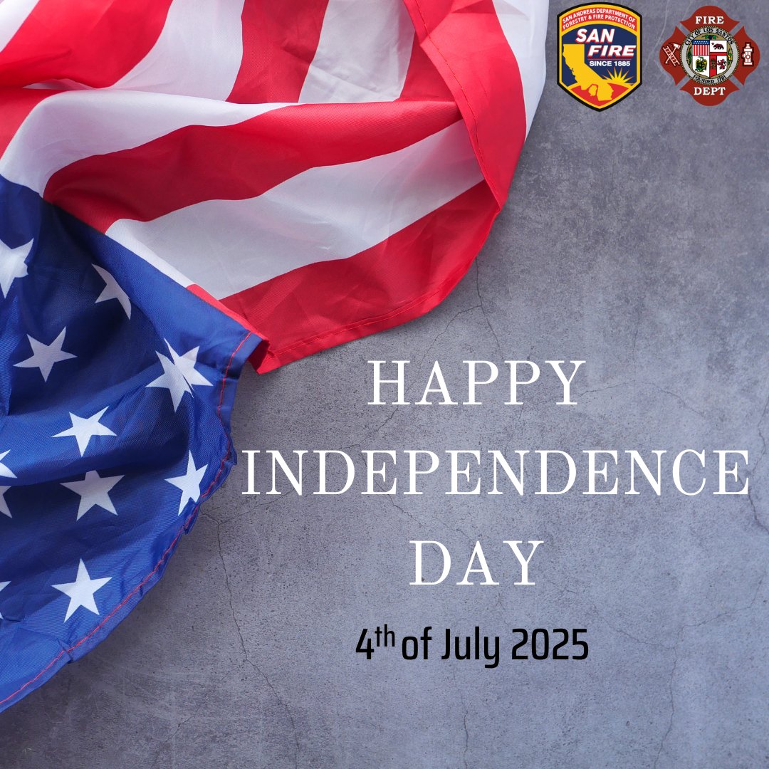 LSFDHQ7's tweet photo. En cette journée de l'Independence Day, nous vous rappelons de célébrer en sécurité : 

Veillez à respecter les consignes de sécurité incendie, notamment lors de l'utilisation de feux d'artifice et de barbecues. En cas d'urgence , appelez le 911 !

Joyeux 4 Juillet !🎆 https://t.co/MYhL3UgM5V