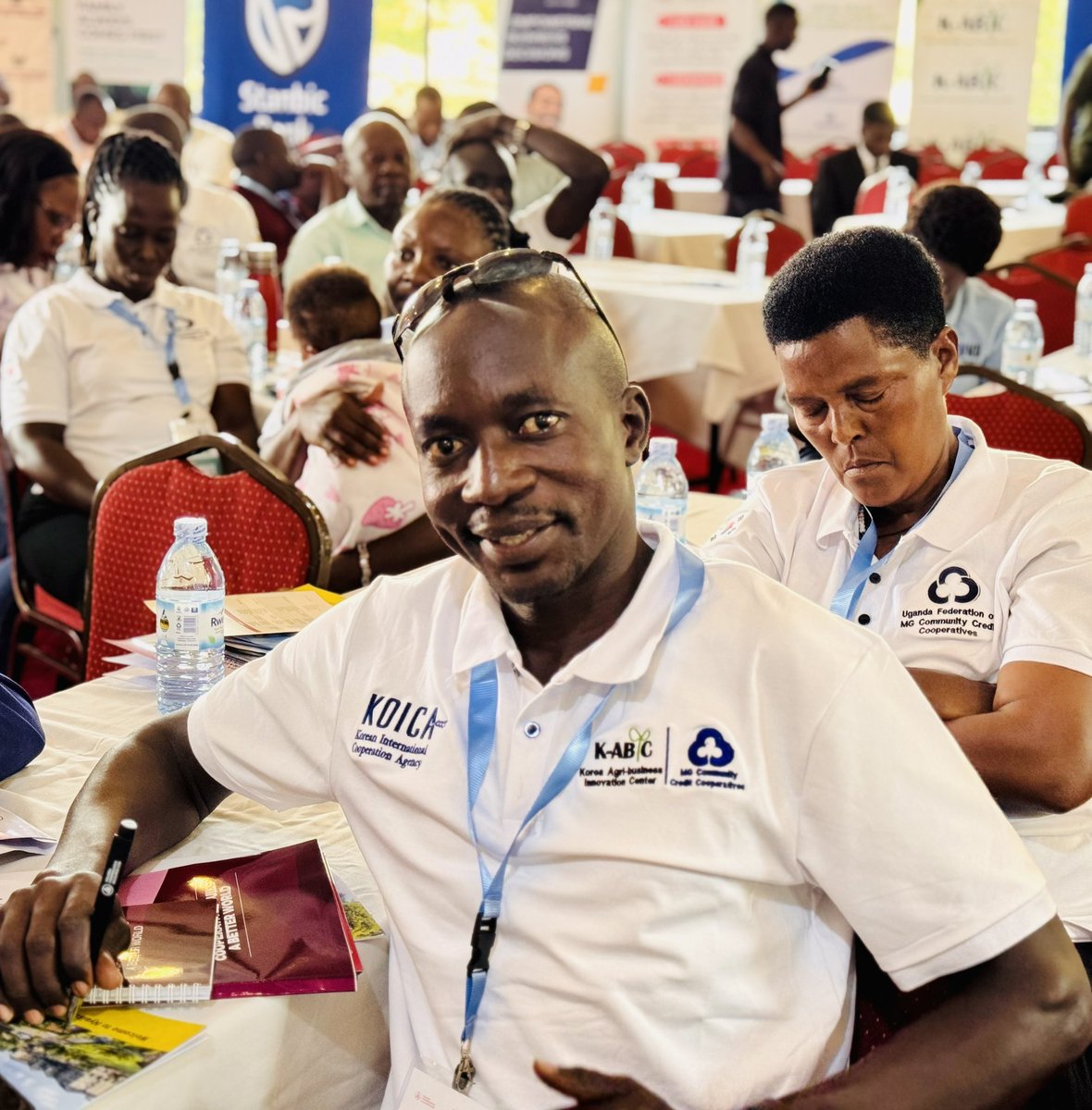#SCADUproject

✨ Light Moments at the National Cooperative Symposium! ✨

As discussions continue at the ongoing National Cooperative Symposium in Fort Portal, the energy here is inspiring. From networking breaks to laughter-filled side chats, it’s beautiful seeing youth from
