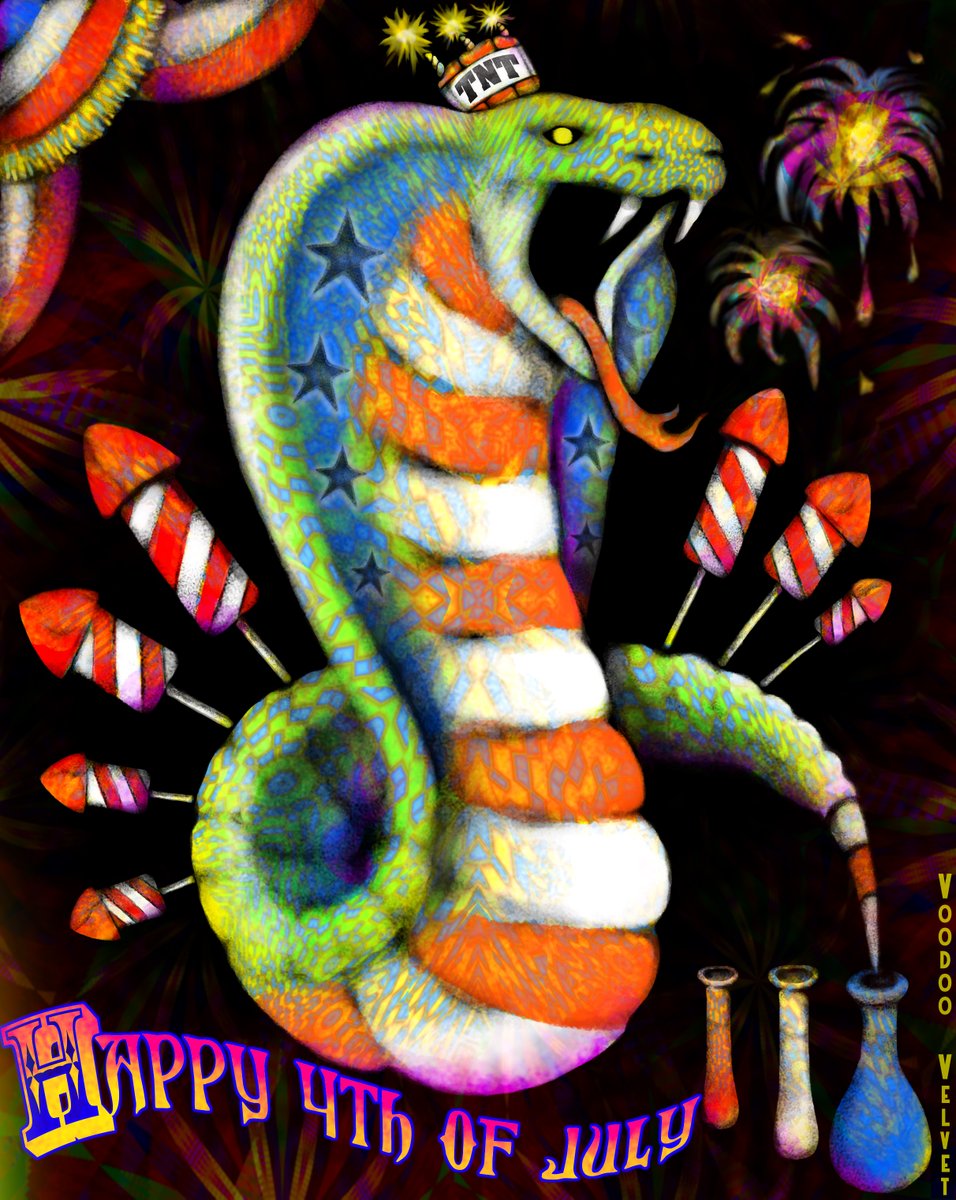 Forever shoot for the sky,
And have a happy Fourth of July.
youtube.com/watch?v=NhsK5W…
#VoodooVelvet #Happy4thofJuly $VDV #popsurreal #art $W&amp;B #fireworks #TNT 🎇🎆✨HmP7gAWucokzHHCszEreBx2H8oxcrhpH39sNyDKFpump