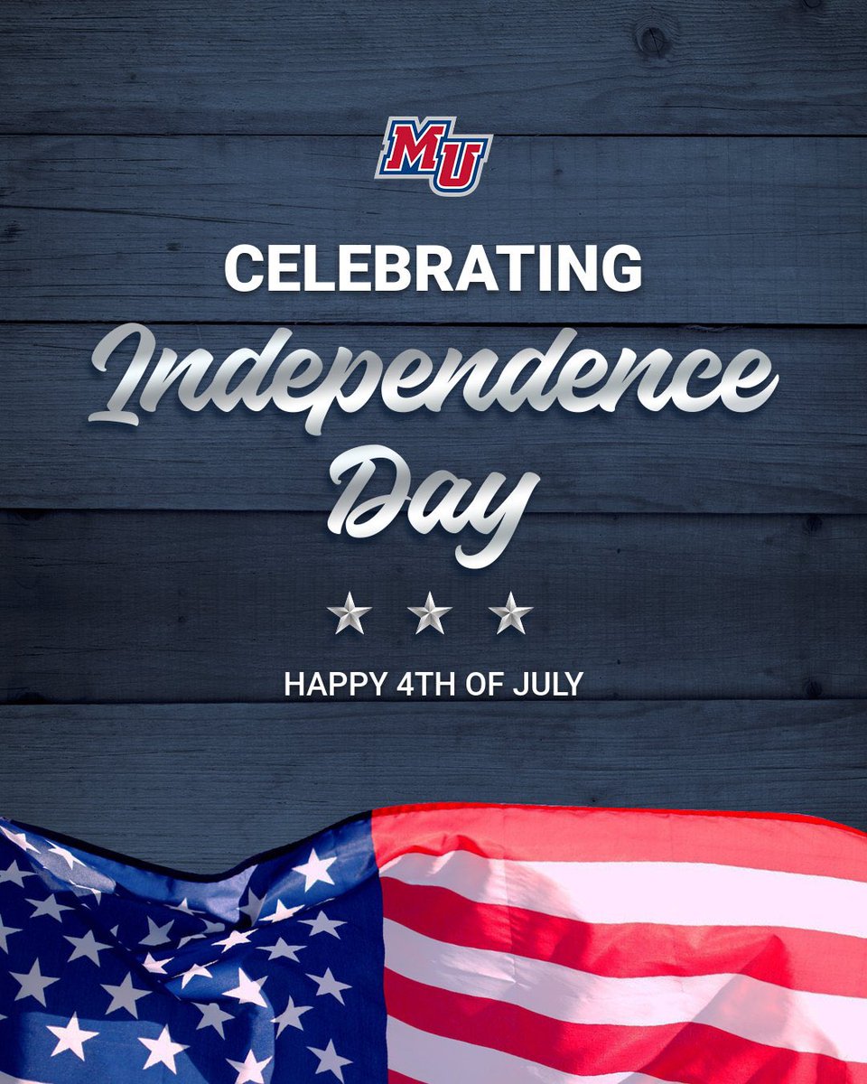 Happy 4th of July from Malone WBB! Enjoy the day with family and friends!🇺🇸💙