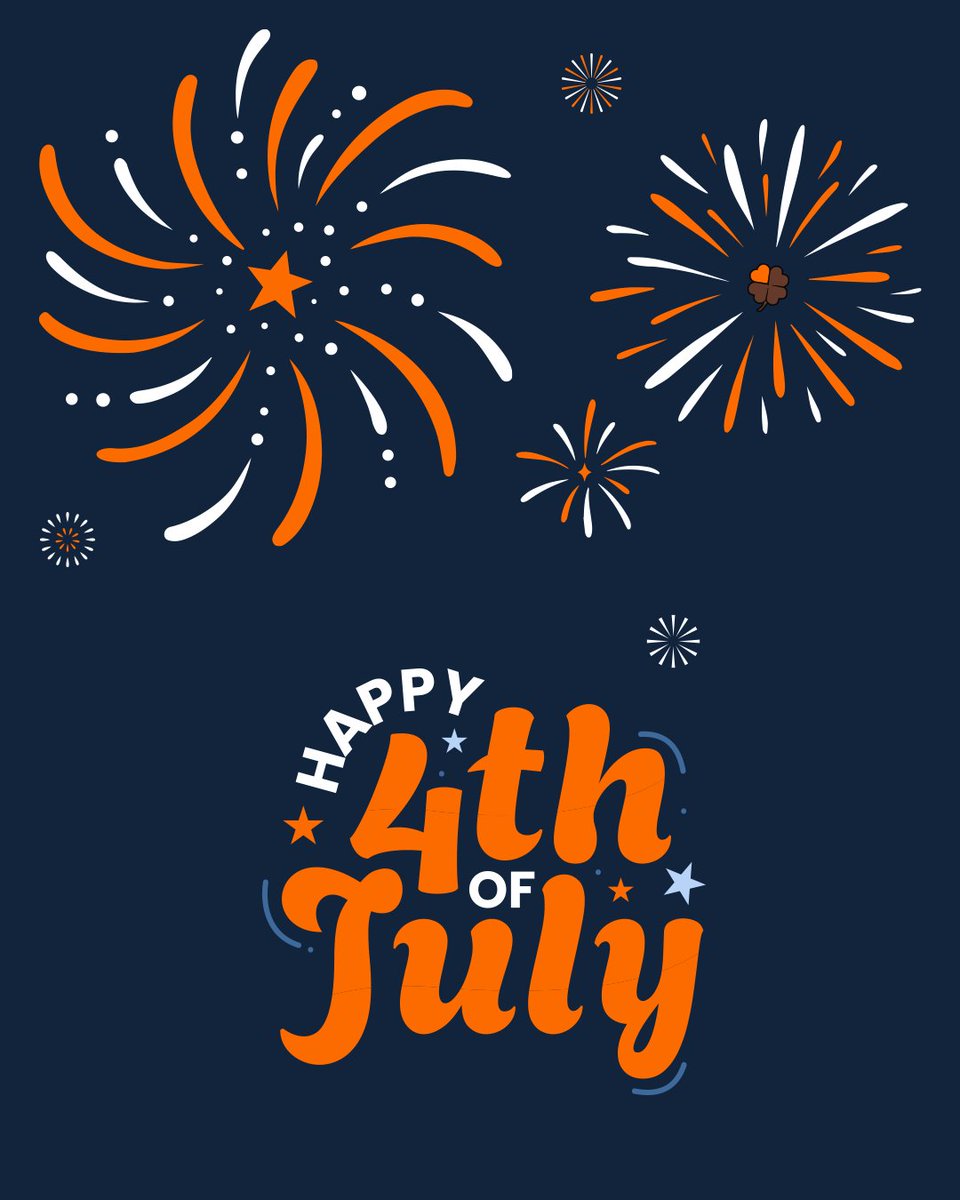 Wishing you all a safe and fun 4th of July celebrating with the people you love!