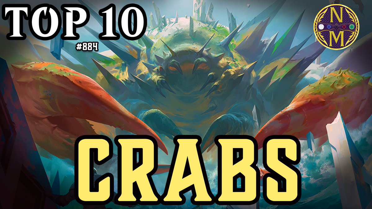 youtu.be/_hADGeUXvSw
In today's #MTGTop10, I look at the best Crabs in Magic! #mtg #magicthegathering