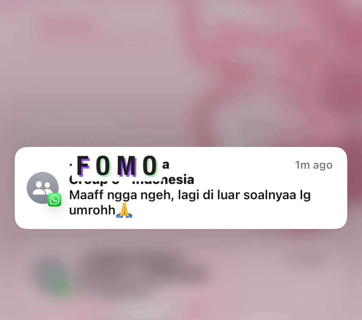 sumsu's tweet image. gonggg banget kelas sambil umroh😭☝🏻