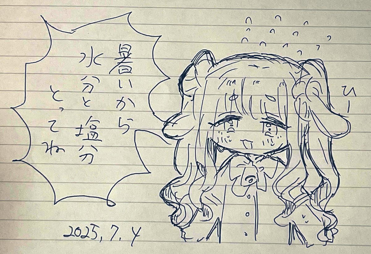 最近蒸し暑いね! 