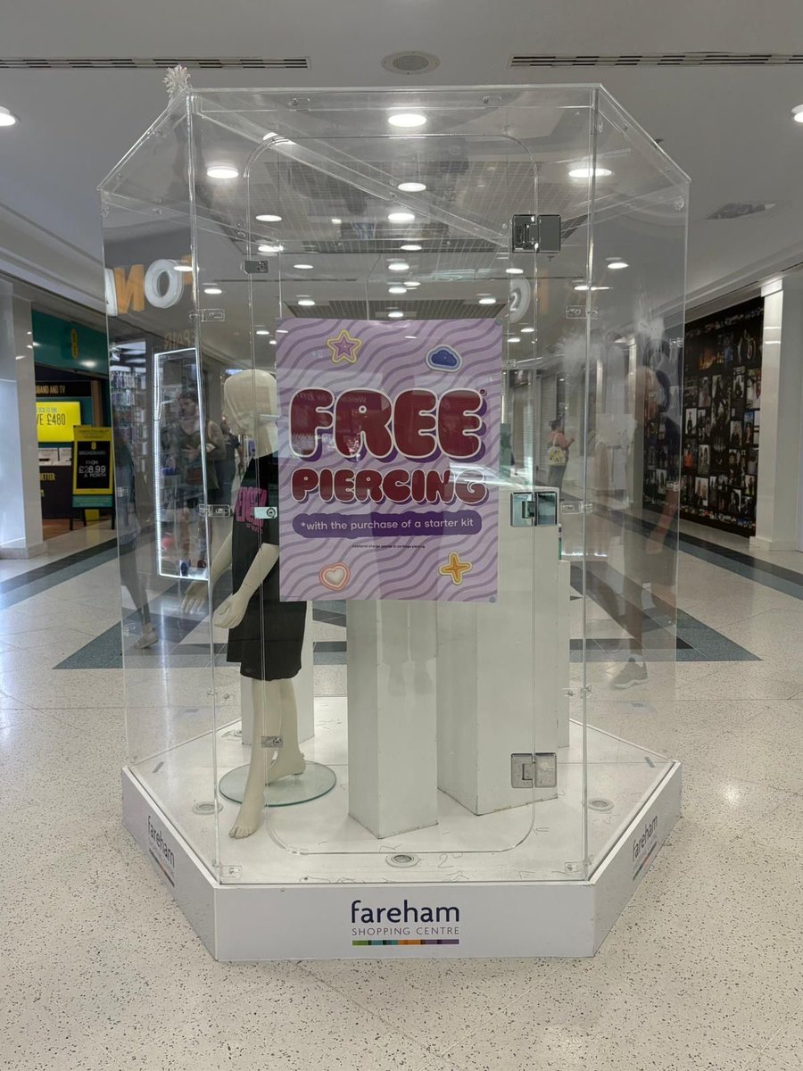 The StylePod has had a Claire’s takeover! 💜✨

They’re offering free ear piercing with the purchase of a starter kit, plus a huge range of earrings and piercing accessories to explore.

#Claires #StylePodTakeover #FreePiercing #EarParty