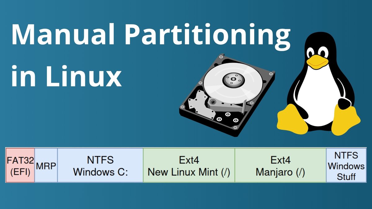 linuxort's tweet image. Now online: "Manual Partitioning during Linux Installation - Partitioning Guide"
youtu.be/hUw0K5bEcwc
#linuxort #linuxmint #linux #uefi #partition #partitioning #tutorial