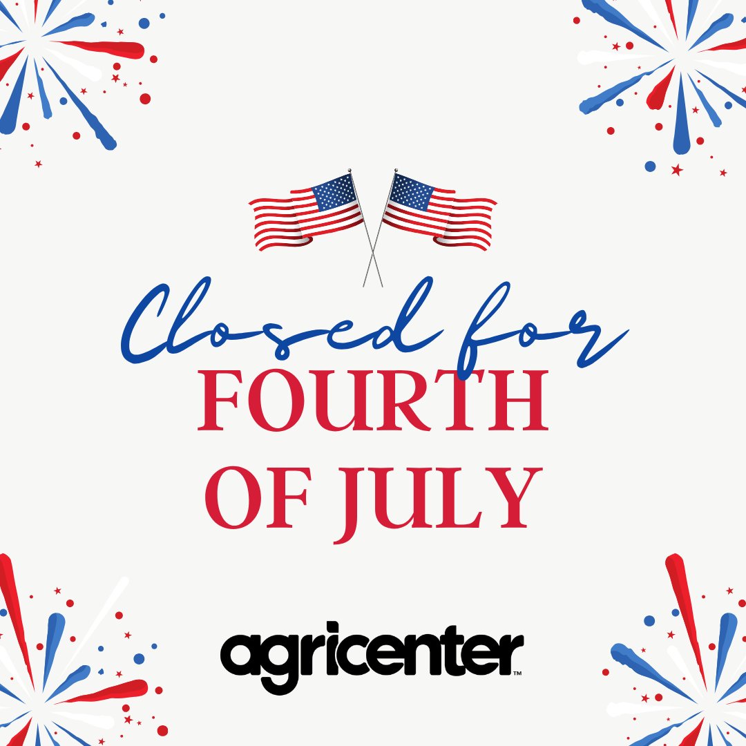 Happy Fourth of July from all of us at Agricenter International! 🎆

#Agricenter #AgricenterInternational #MemphisTN #FourthOfJuly #IndependenceDay