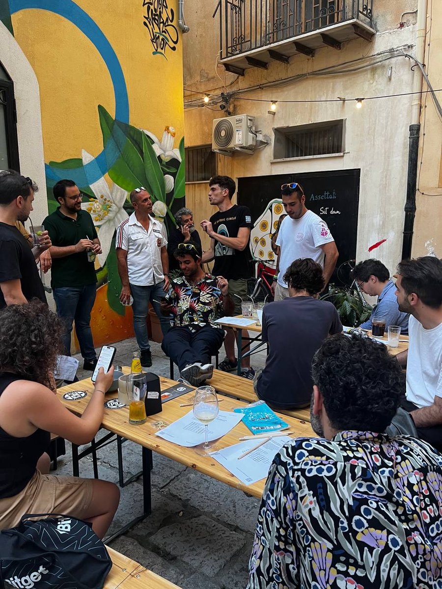 ethna_rocks's tweet image. Che bomba, Palermo 🔥
Talk veri, domande giuste e una community che ha voglia di Web3.
Abbiamo finito le birre e il merch di @bitgetglobal, ma mai l’entusiasmo.
Grazie a chi è passato, ha condiviso e ci ha supportato.
Prossima tappa? Stay tuned 👀
E unisciti al gruppo…