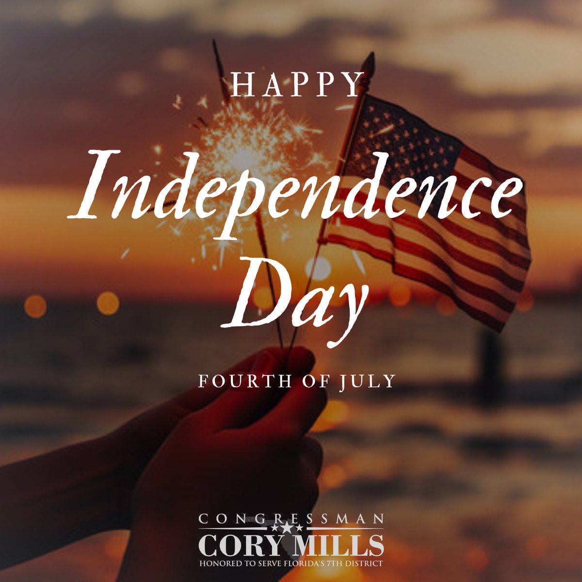 🇺🇸 Happy Independence Day! Today, we celebrate the birth of our great nation and honor the sacrifices made by those who fought to secure our freedom. As a proud Army combat veteran and bronze star recipient, I am grateful for the brave men and women who protect our freedom and