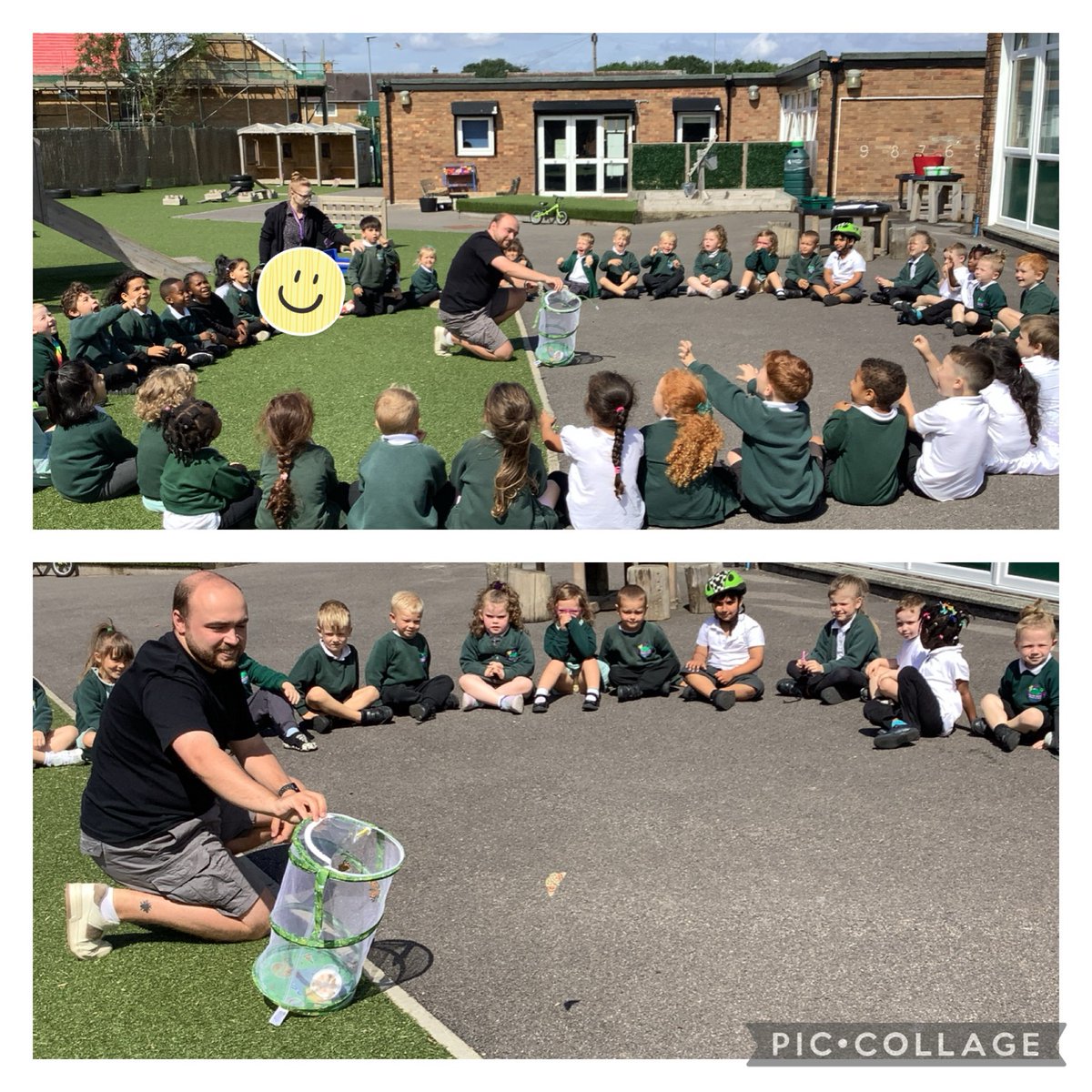 EYFS had a very exciting morning as we released the butterfly's we have watched grow from the tiny caterpillars we received only a couple of weeks ago!