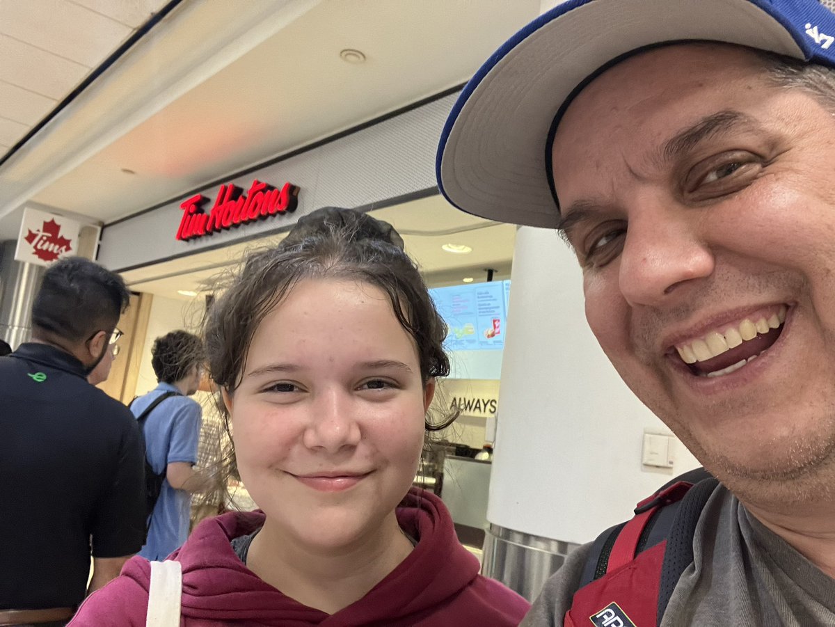 Bringerofmojo's tweet photo. Haven’t been home in six years….first stop in canada had to be……@TimHortons https://t.co/uATAaGDp0D