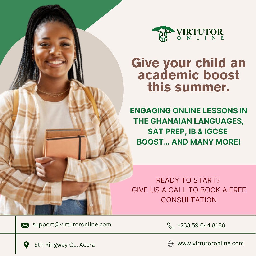 virtutoronline's tweet photo. 🌍✨ Ready to dive into Ghanaian languages, IGCSE, IB, SAT, and more with Virtutor Online!

📚 Sign up today for a FREE online meeting to kickstart your lessons journey. Let’s make learning meaningful and fun! 🗣️💬

#LearnGhanaianLanguages #VirtutorOnline #IB #IGCSE #SAT https://t.co/Ov4z1QBI1N