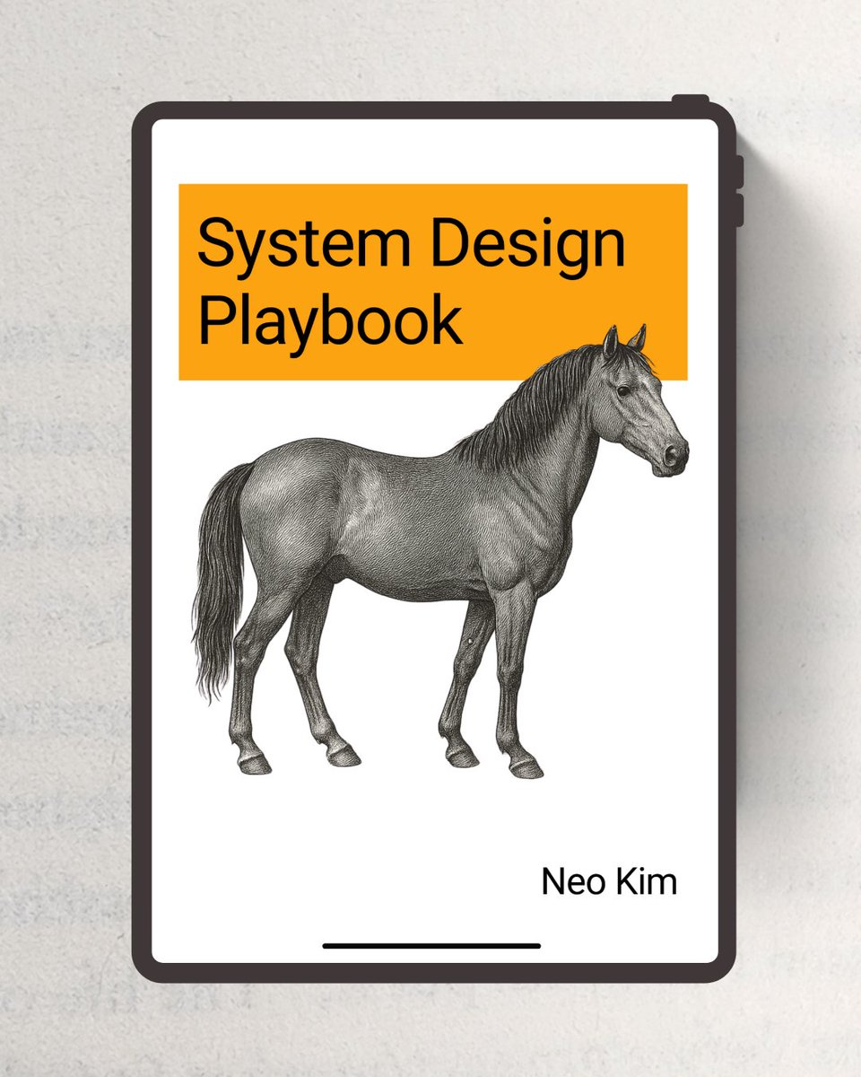 systemdesignone's tweet image. I created a playbook to help you learn system design.
It gives you:
• System design fundamentals
• Condensed notes to read before the system design interview
• Important concepts from real-world software engineering case studies
To get it for FREE, just:
1. Follow me…