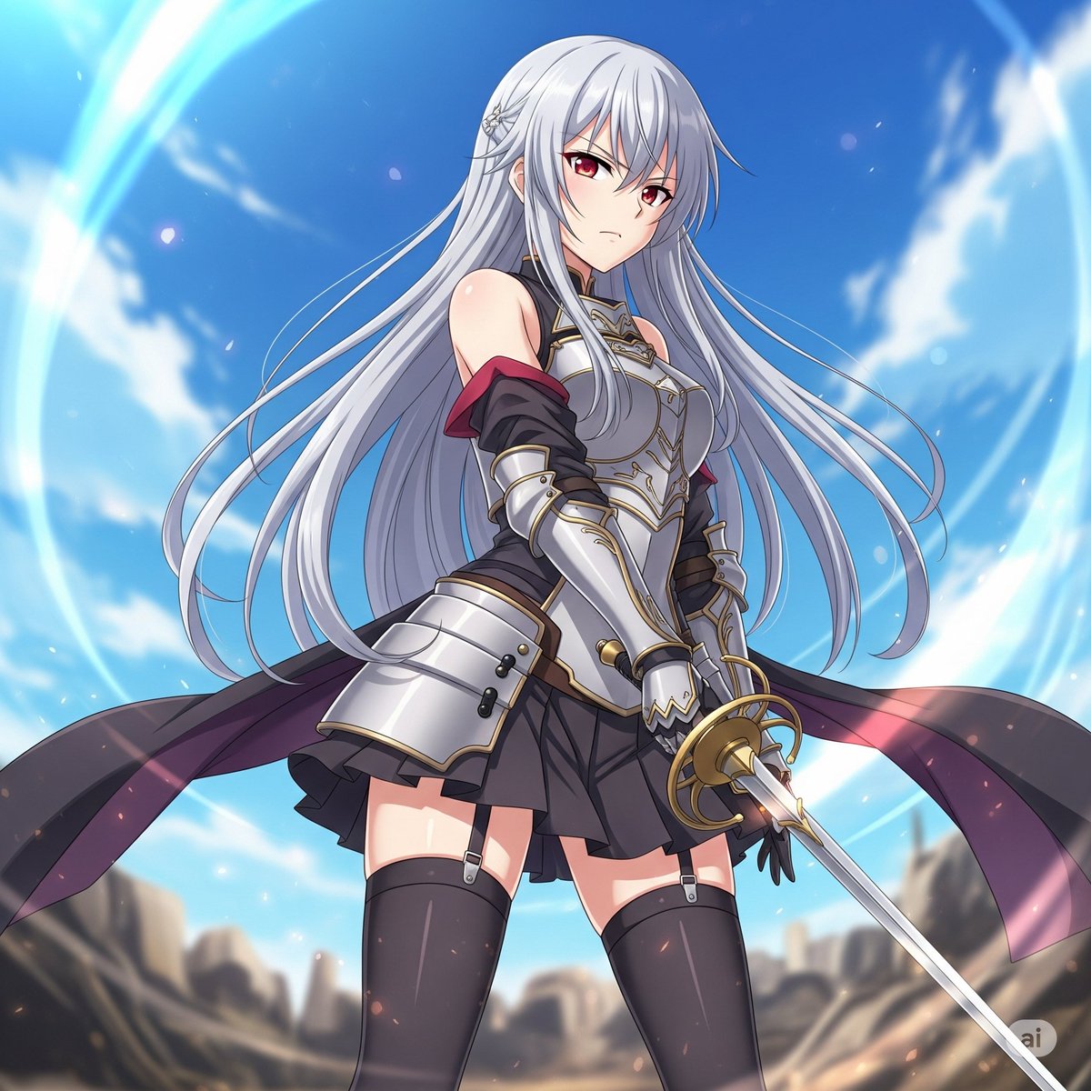 エル⭐︎アミレオ様 王牙転生 Gemini AIart TS美少女レオ。これはイメージがあってサクッと