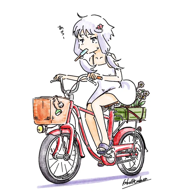 #これを見た人は無言で去年の7月の画像を貼る