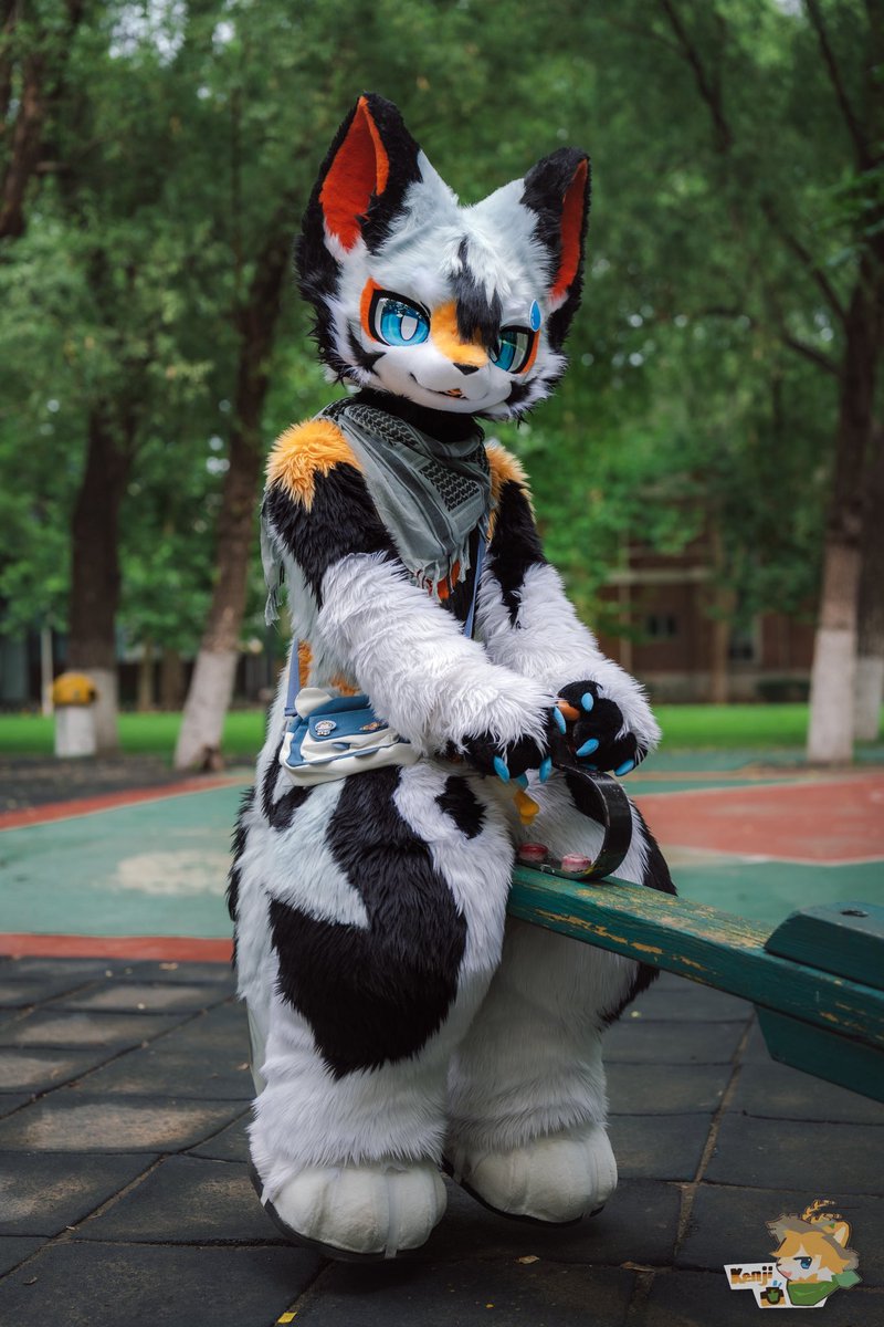 #FursuitFriday
玩跷跷板
📷：<a href="/Kenji0629/">Kenji🌟</a>