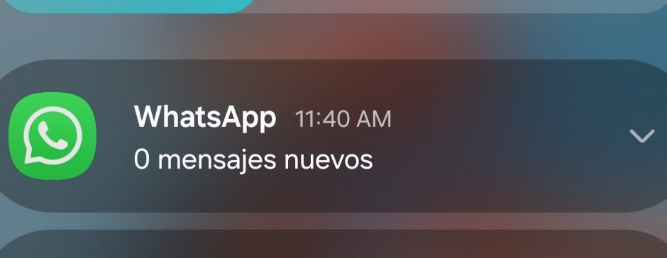 Ah gracias WhatsApp, no me lo hubiera imaginado