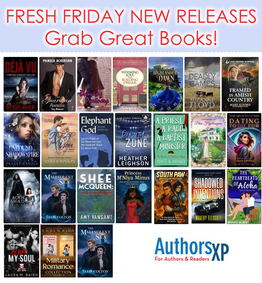 MyraJohnson's tweet image. New books for your summer reading pleasure, including my latest, If I Fall for You, a Christian contemporary romance. (Reader beware, the books shown represent a wide variety of genres, and not all may be "clean" reads.)
authorsxp.com/fresh-friday-n…