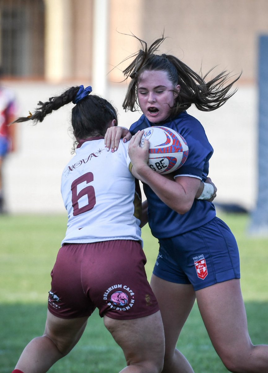 conormeese's tweet image. 🏴󠁧󠁢󠁥󠁮󠁧󠁿🏉@England_RL @LouCollDiSE girls bringing home the victory against @DeessesCat in the south of France 🇫🇷
