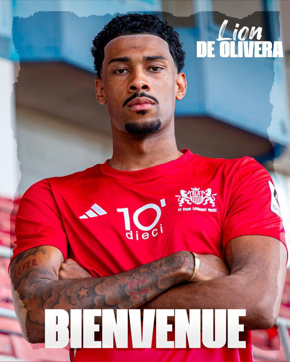 FC Stade Lausanne Ouchy (@fc_slo) on Twitter photo โ๏ธ ๐๐๐ค๐ฃ ๐๐ ๐๐ก๐๐ซ๐๐๐ง๐ ๐๐จ๐ฉ ๐๐ฉ๐๐๐๐จ๐ฉ๐
Le dรฉfenseur de 22 ans sโengage avec les Rouge et Blanc aprรจs son transfert du FC Biel-Bienne !
๐๐ข๐๐ง๐ฏ๐๐ง๐ฎ๐ ๐ฬ ๐๐๐ฎ๐ฌ๐๐ง๐ง๐ ๐๐ข๐จ๐ง ๐ดโช๏ธ
#AllezSLO ๐ฆ #BienvenueLion โ๏ธ ๐๐๐ค๐ฃ ๐๐ ๐๐ก๐๐ซ๐๐๐ง๐ ๐๐จ๐ฉ ๐๐ฉ๐๐๐๐จ๐ฉ๐
Le dรฉfenseur de 22 ans sโengage avec les Rouge et Blanc aprรจs son transfert du FC Biel-Bienne !
๐๐ข๐๐ง๐ฏ๐๐ง๐ฎ๐ ๐ฬ ๐๐๐ฎ๐ฌ๐๐ง๐ง๐ ๐๐ข๐จ๐ง ๐ดโช๏ธ
#AllezSLO ๐ฆ #BienvenueLion